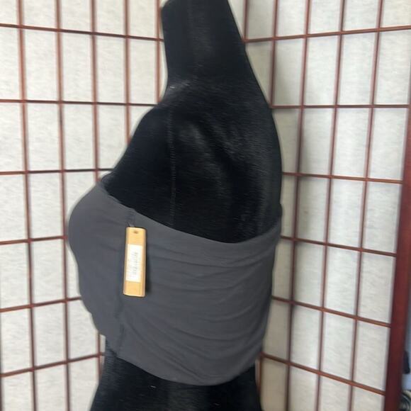 SKIMS FITS EVERY BODY NWT BANDEAU GRAY ONYX TOP SIZE 3X - Picture 4 of 8